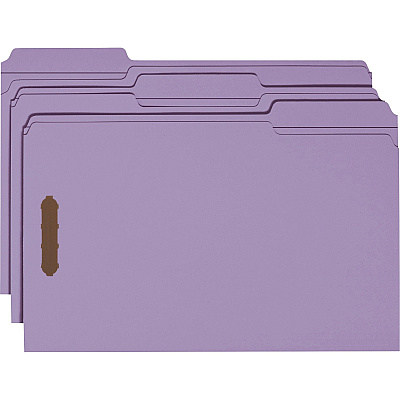 Smead 1/3 Tab Cut Legal Recycled Fastener Folder (SMD17440)