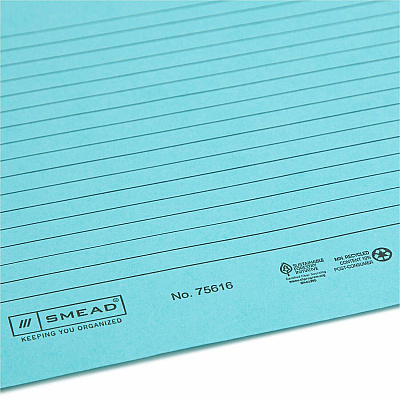 Smead Straight Tab Cut Letter Recycled File Jacket (SMD75616)