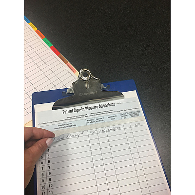 Tabbies Patient Sign-in Label Forms (TAB14541)