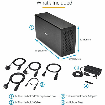 StarTech Expansion Chassis, Thunderbolt 3 Pcie Dp (TB31PCIEX16)