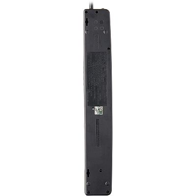 Tripp Lite ECO-Surge 7-Outlet Surge Protector, 6 ft. (1.83 m) Cord, 1080 Joules, 6 Individually Controlled Outlets, Black Housing (TLP76MSGB)
