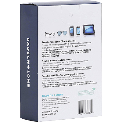 Bausch & Lomb Bausch & Lomb Sight Savers Lens Cleaning Tissues (BAL8574GMBD)