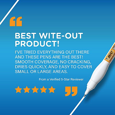 Wite-Out Shake 'N Squeeze Correction Pen (BICWOSQP11BX)