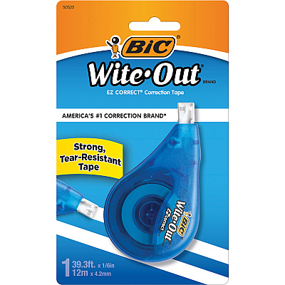 BIC EZ Correct Correction Tape (BICWOTAPP11BX)