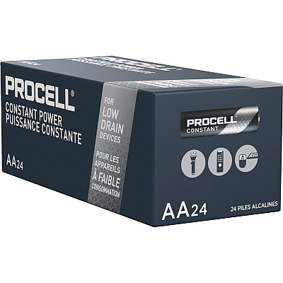 Duracell Procell Alkaline AA Battery Boxes of 24 (DURPC1500BKDCT)