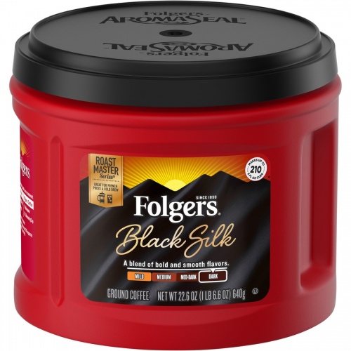 Folgers Ground Black Silk Coffee (20540CT)