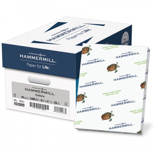 Hammermill Colors Recycled Copy Paper - Gray (102889CT)