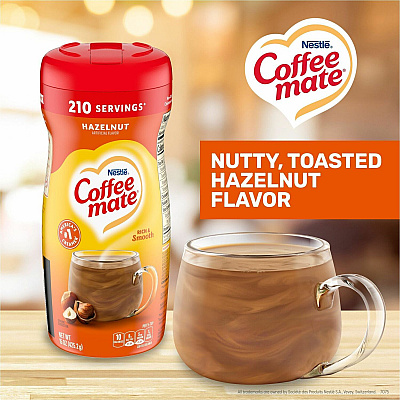Coffee-mate Coffee-mate Hazelnut Powdered Creamer - Gluten-Free (NES12345CT)