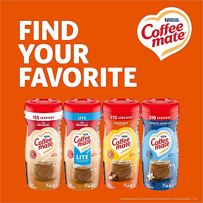 Coffee-mate Coffee-mate Hazelnut Powdered Creamer - Gluten-Free (NES12345CT)