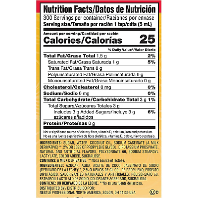 Coffee-mate Coffee-mate Hazelnut Liquid Creamer Pump Bottle - Gluten-Free (NES31831CT)