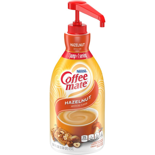 Coffee-mate Coffee-mate Hazelnut Gluten-Free Liquid Creamer - Pump Bottle (31831CT)