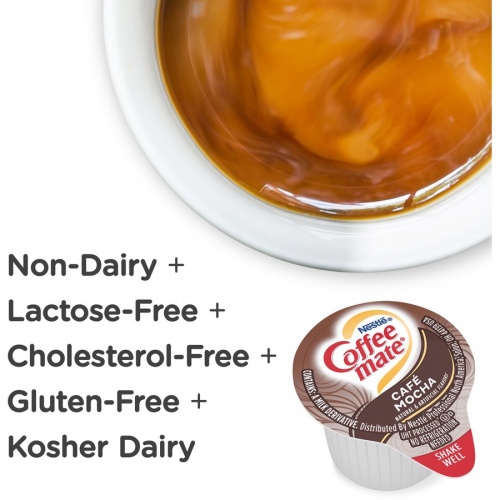 Coffee-mate Coffee-mate Cafe Mocha Gluten-Free Liquid Creamer - Single-Serve Tubs (35115CT)
