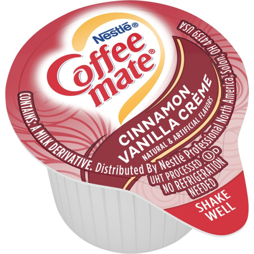 Coffee-mate Coffee-mate Cinnamon Vanilla Creme Gluten-Free Liquid Creamer - Single-Serve Tubs (42498CT)