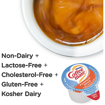 Coffee-mate Coffee-mate Pumpkin Spice Flavored Liquid Creamer Singles (NES75520CT)