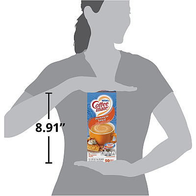 Coffee-mate Coffee-mate Pumpkin Spice Flavored Liquid Creamer Singles (NES75520CT)