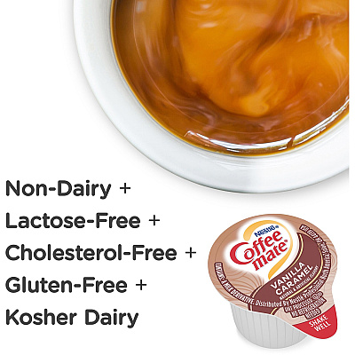 Coffee-mate Coffee-mate Vanilla Caramel Flavor Liquid Creamer Singles (NES79129CT)