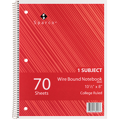 Sparco Wirebound Notebooks (SPR83253BD)