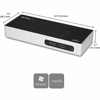 StarTech Usb 3.0 Docking Station - Hdmi & Dvi/vga (DK30ADD)
