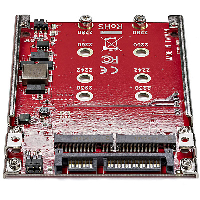 StarTech Adapter, Dual M.2 To Sata, 2.5" Bay Raid (S322M225R)