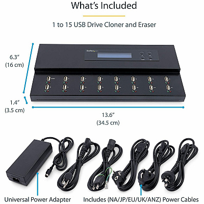 StarTech Usb Duplicator/eraser - 1:15 Standalone (USBDUPE115)