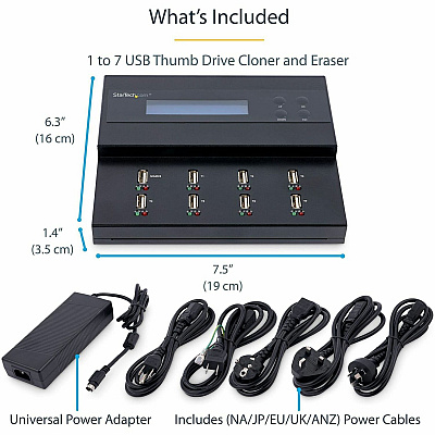 StarTech Usb Duplicator/eraser - 1:7 Standalone (USBDUPE17)