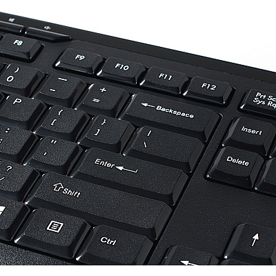 Verbatim Silent Wireless Mouse and Keyboard - Black (99779)