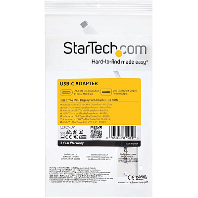 StarTech Adapter - Usb To Mini Displayport (CDP2MDP)