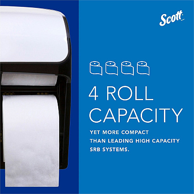 Scott Pro High-Capacity Coreless Standard Roll Toilet Paper Dispenser (KCC44517)