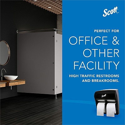Scott Pro High-Capacity Coreless Standard Roll Toilet Paper Dispenser (KCC44518)