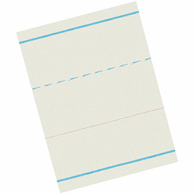 Zaner-Bloser Broken Midline Ruled Paper (PACZP2610)