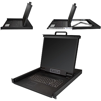 StarTech Rackmount Kvm Console - 1u 19in Lcd Vga (RKCONS1901)
