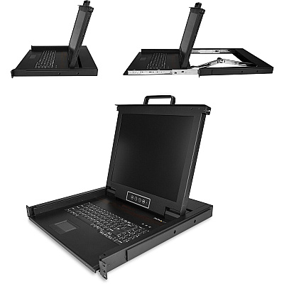 StarTech Rackmount Kvm Console - 1u 17in Lcd Vga (RKCONS1701)