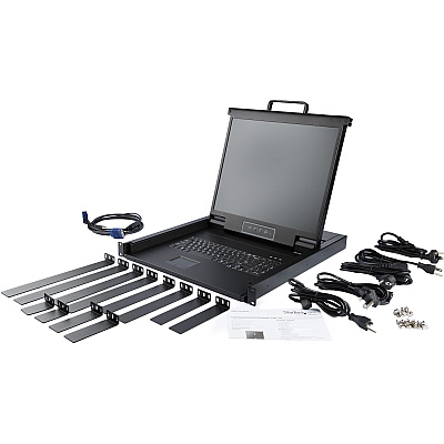 StarTech Rackmount Kvm Console - 1u 17in Lcd Vga (RKCONS1701)