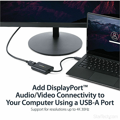StarTech Adapter 4k 30hz - Usb 3.0 To Displayport (USB32DPES2)