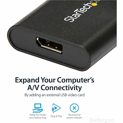 StarTech Adapter 4k 30hz - Usb 3.0 To Displayport (USB32DPES2)