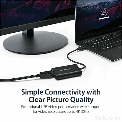 StarTech Adapter 4k 30hz - Usb 3.0 To Displayport (USB32DPES2)