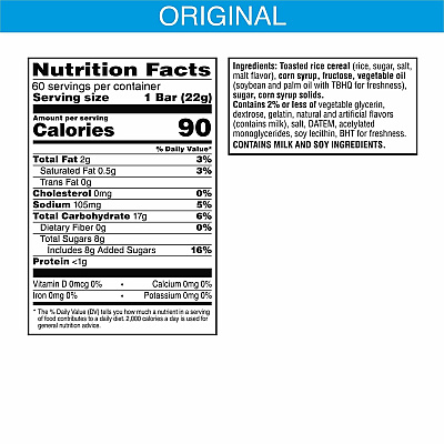 Rice Krispies Original Rice Krispies Treats (KEB17114)