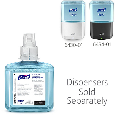 PURELL ES6 CRT HEALTHY SOAP Naturally Clean Fragrance Free Foam (GOJ647002)