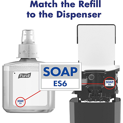 PURELL ES6 CRT HEALTHY SOAP Naturally Clean Foam (GOJ647102)