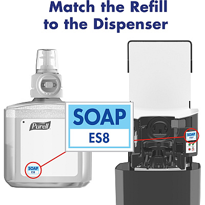 PURELL ES8 CRT HEALTHY SOAP Naturally Clean Foam (GOJ777102)