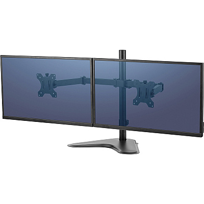 Fellowes Professional Series Freestanding Dual Horizontal Monitor Arm (8043701)