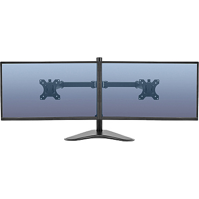 Fellowes Professional Series Freestanding Dual Horizontal Monitor Arm (8043701)
