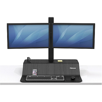 Fellowes Lotus VE Sit-Stand Workstation - Dual (8082001)