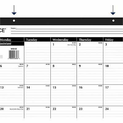 At-A-Glance Classic Monthly Desk Pad (SK3000BD)
