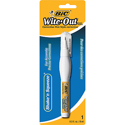 Wite-Out Shake n' Squeeze Correction Pens (BICWOSQPP11BX)