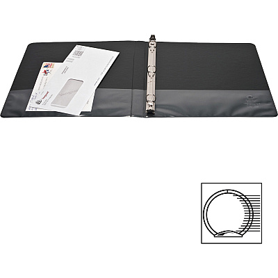 Business Source Round Ring View Binder (BSN09954BD)