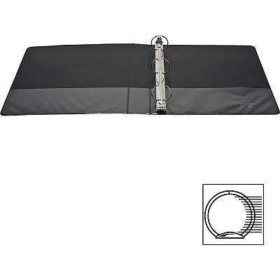 Business Source Round Ring View Binder (BSN09954BD)