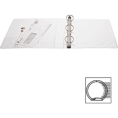 Business Source Round Ring View Binder (BSN09955BD)