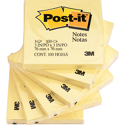 Post-it Notes Original Notepads (MMM654YWBD)