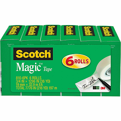 Scotch 3/4"W Magic Tape (MMM8106PKBD)